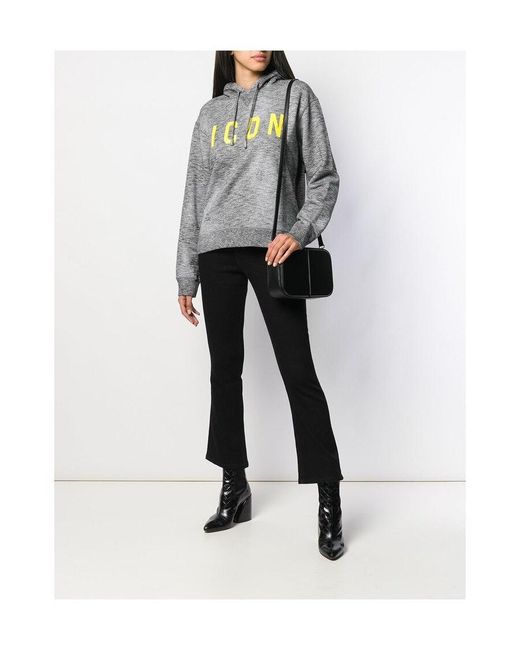 DSquared² Gray Icon Hoodie
