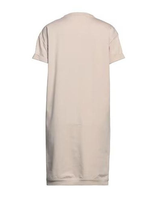 Brunello Cucinelli Natural Mini Dress