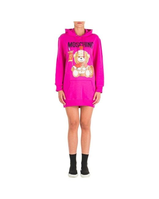 Moschino Pink Teddy Bear Dress