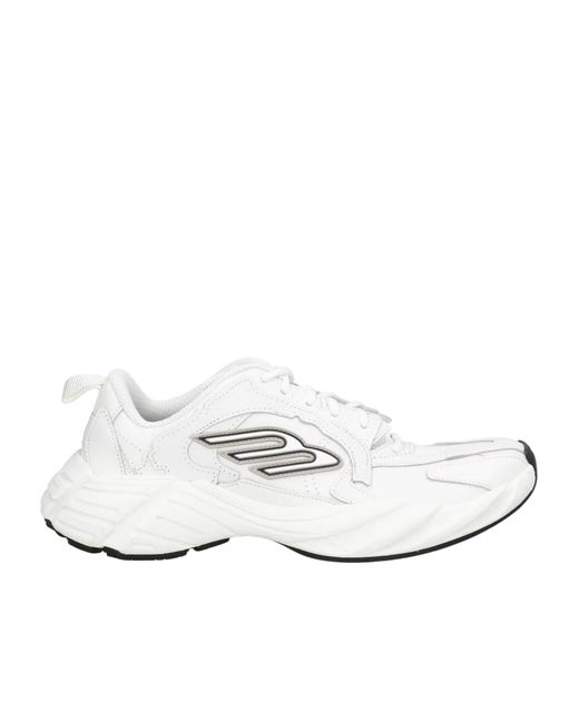 Balenciaga White Low-Top Sneakers