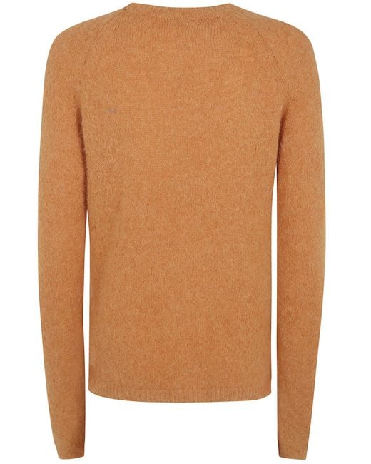 Baserange Brown Crew Neck Knitwear