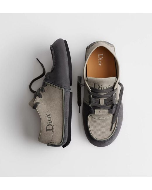 Dior Brown Roadie Derby Shoe for men