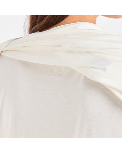 Magda Butrym White Adjustable Wrap Top