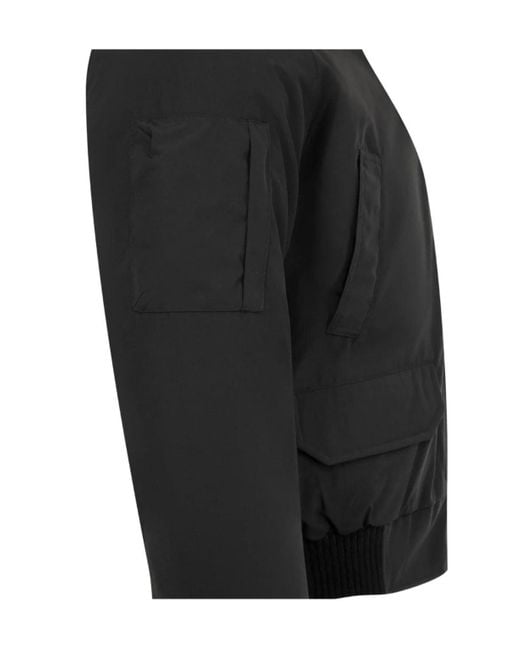 Canada Goose Black Chilliwack Aviator Bomber Jacket for men