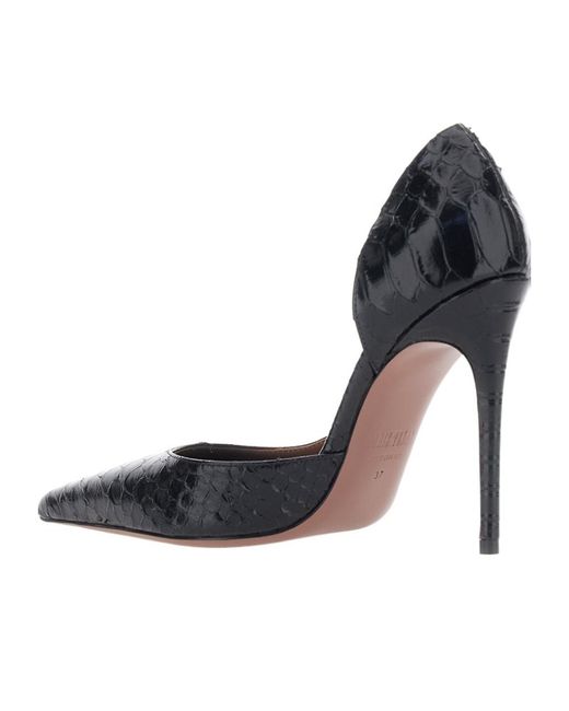 Paris Texas Blue Vera Embossed Pumps