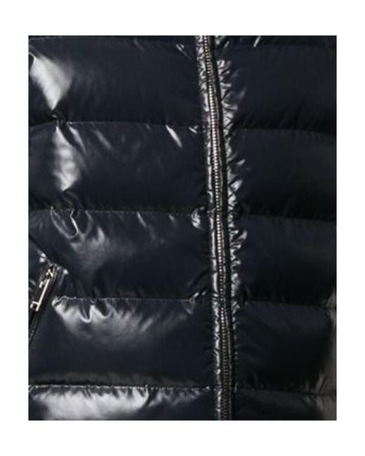 Valentino Blue Logo Patch Hooded Jacket for men