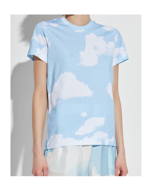 Moschino Blue T-Shirt With Logo