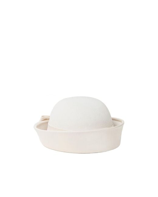 Loro Piana White Louise Hat