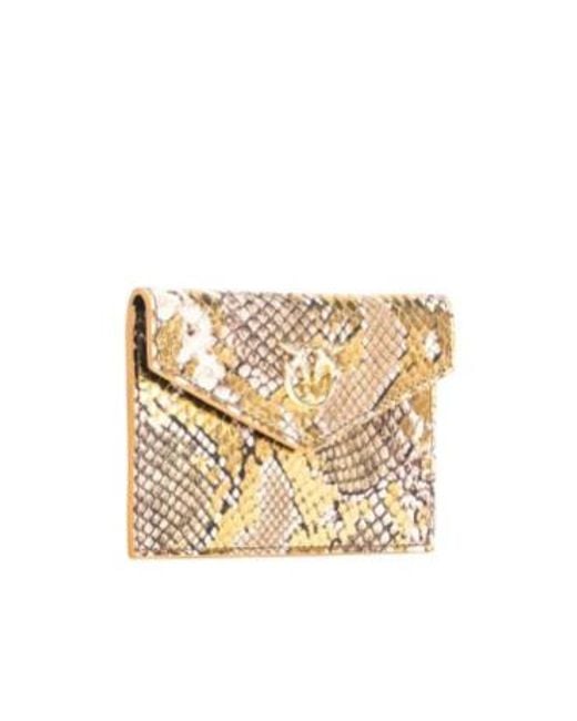 Pinko Natural Galleria Flat Card Holder