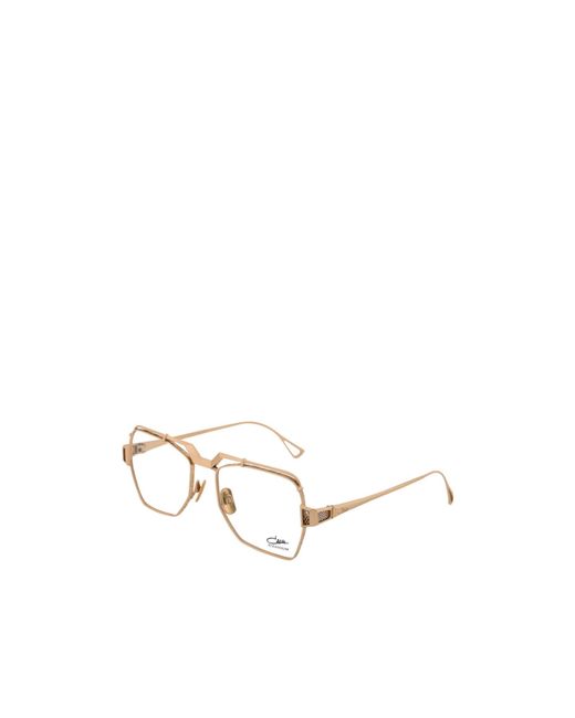Cazal White Pilot-Frame Glasses for men
