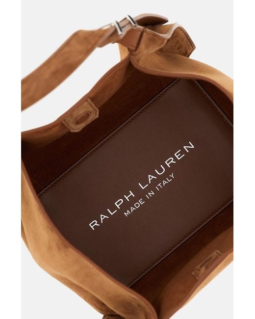 Ralph Lauren Brown Collection Charm Detailed Small Tote Bag