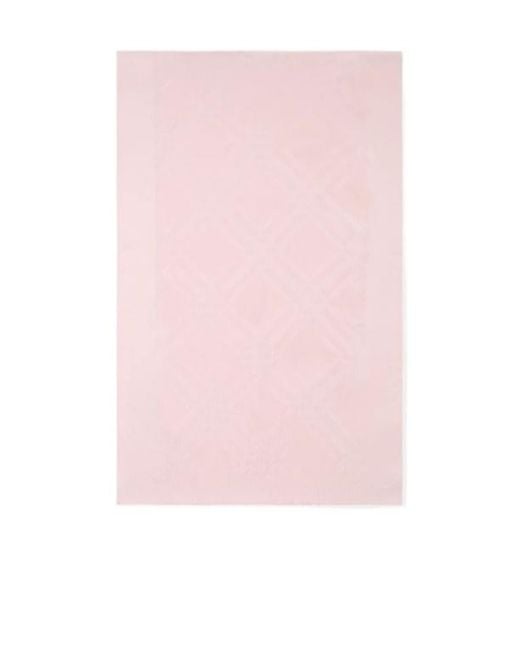 Burberry Pink Check Pattern Scarf