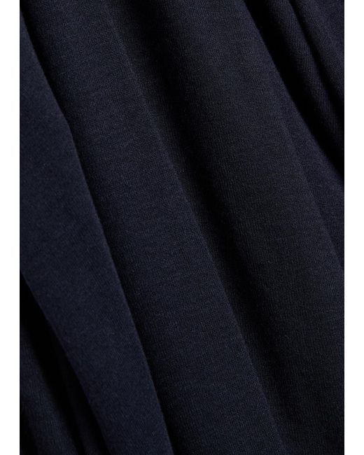Agolde Blue Pascale Turtleneck Stretch-Lyocell Top