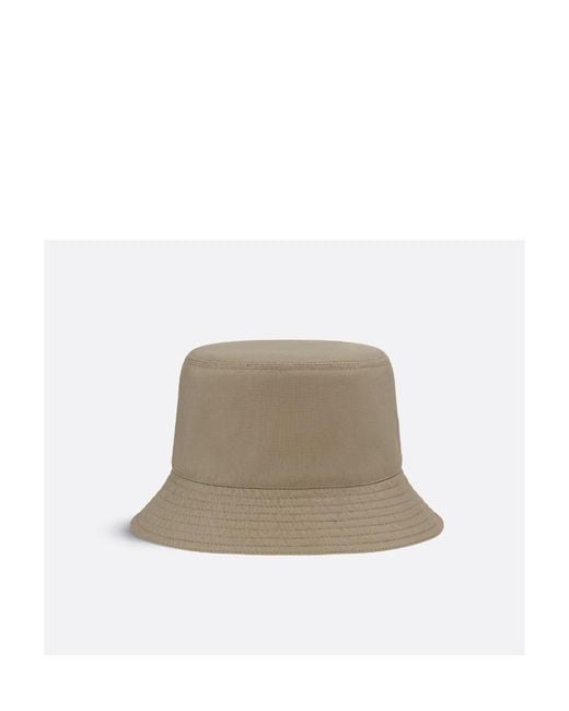 Dior Brown Cd Diamond Reversible Bucket Hat for men