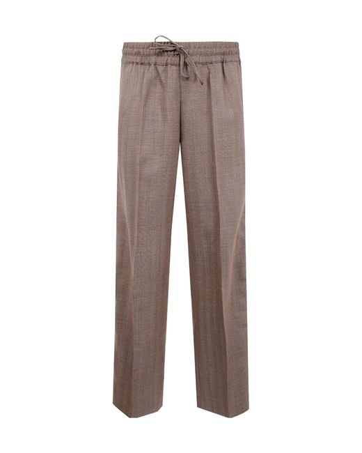 Drole de Monsieur Brown Drôle De Monsieur Le Chevron Pants for men