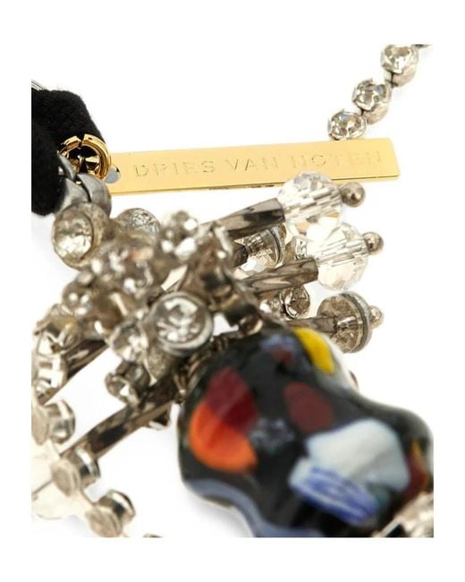 Dries Van Noten White Cord Necklace
