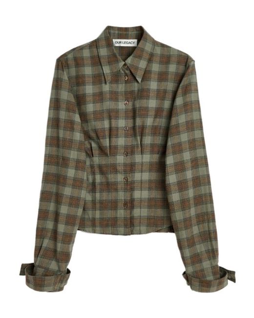 Our Legacy Green Long Sleeve Shirt