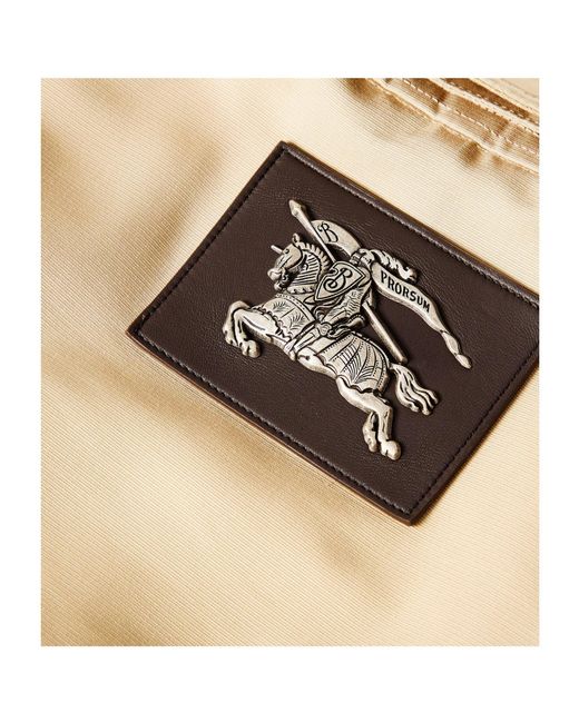 Burberry Natural Double-Breasted Trench Coat