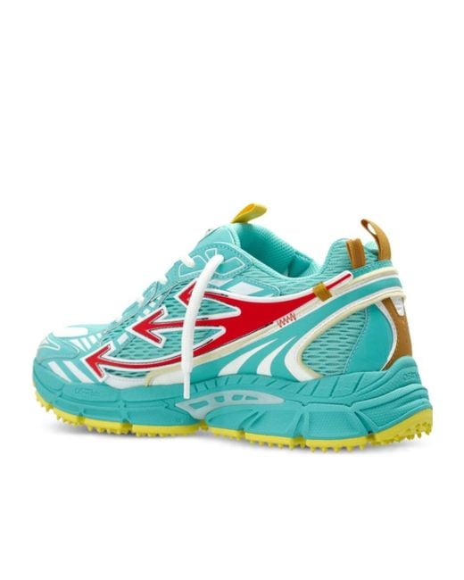 Off-White c/o Virgil Abloh Blue Ow Be Right Back Running Shoes