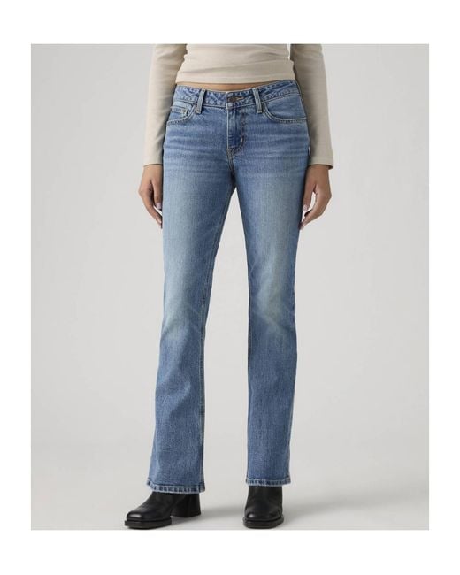 Levi's Blue Low Slim Boot Jeans