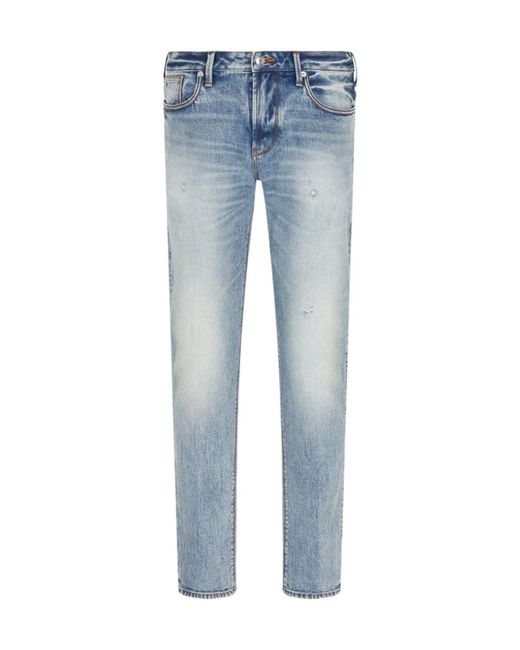Emporio Armani Blue Slim Fit J06 Jeans for men