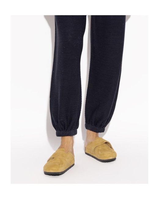 Birkenstock Brown Loma Slip On Slides