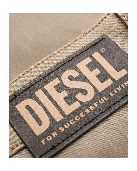 DIESEL Gray Relaxed Utility Shorts for men