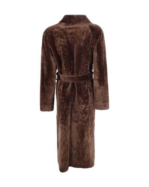 Arma Brown Belted Coat