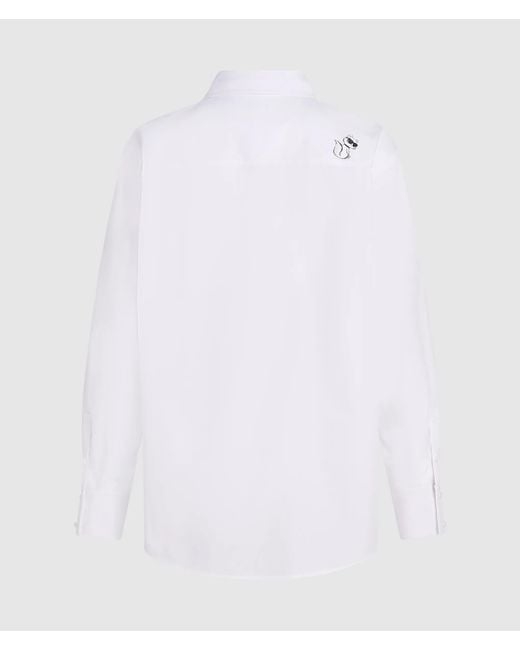 Karl Lagerfeld White Ikon Choupette Shirt