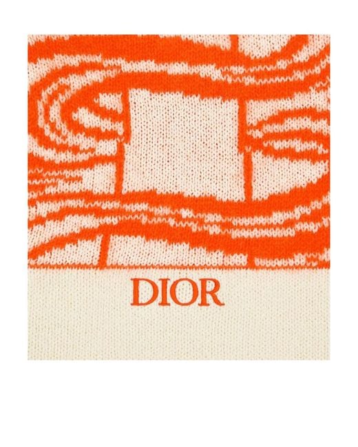 Dior Orange Sweater for men