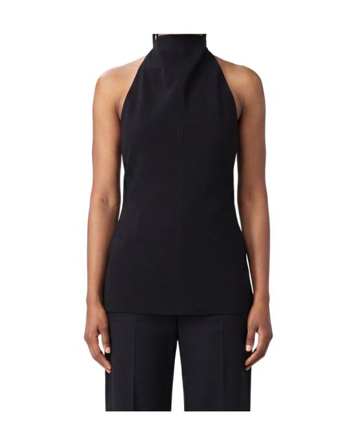 Khaite Black Rone Top