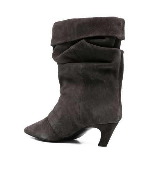 Ash Black Pointed Toe Boots