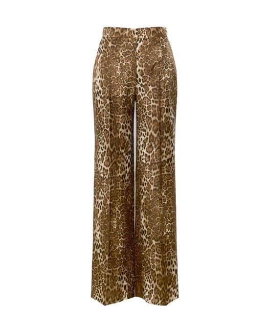 Max Mara Natural Studio Mstromana Pattern-Printed Trousers