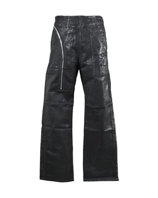 Rick Owens Gray Belt Loop Casual Pants for men