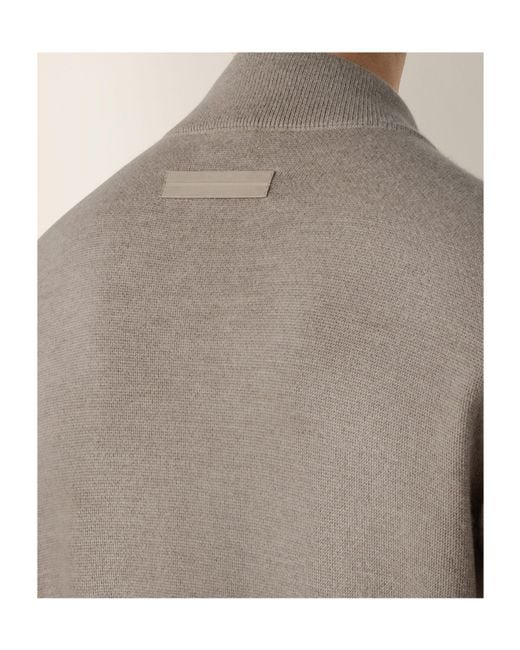 Zegna Gray Button-Up Cardigan for men