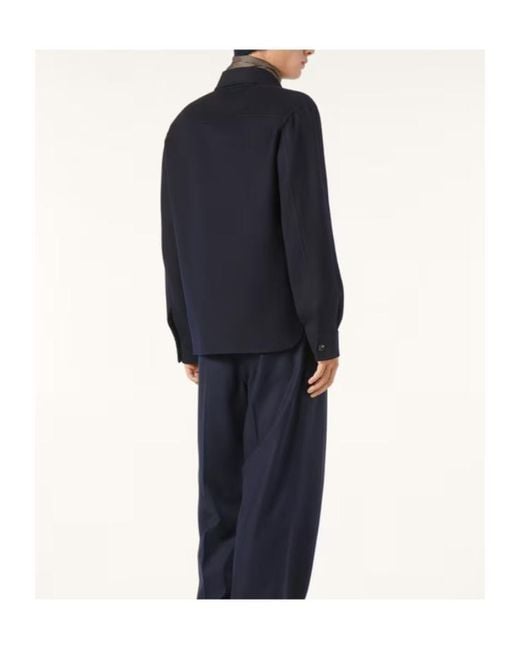 Loro Piana Blue Jim Overshirt for men