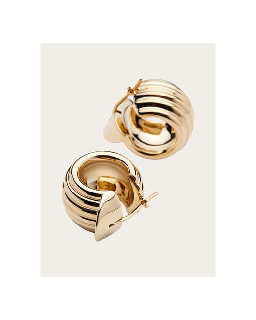 Ferragamo Metallic Ring Ear Nail