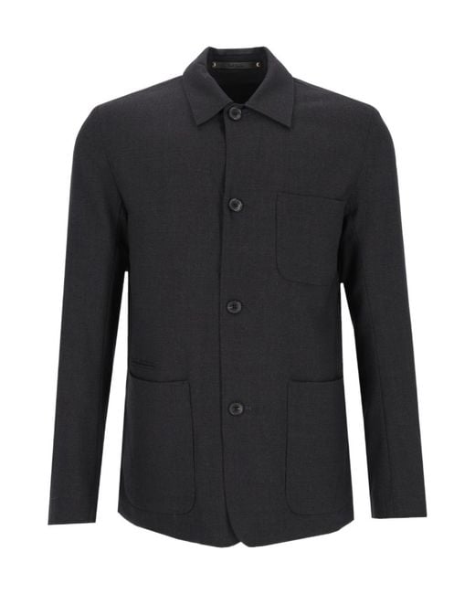 Paul Smith Black Casual Shirt-Style Jacket for men
