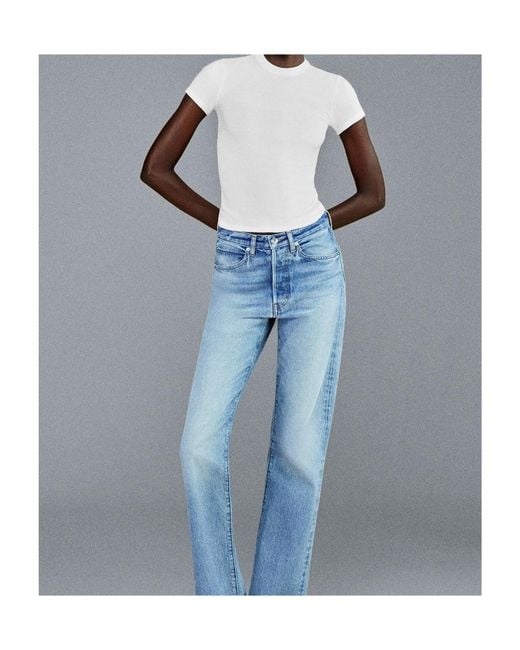 FRAME White The Rib T-Shirt