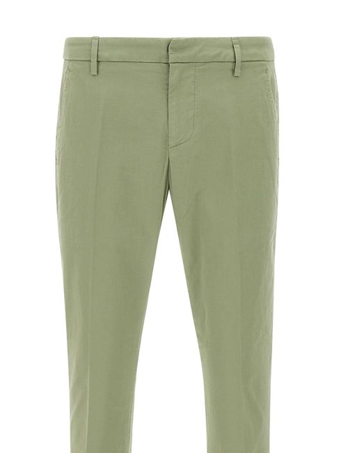 Dondup Green Gaubert Slim-Fit Pants for men