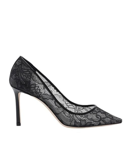 Jimmy Choo Metallic Romy 85 Pumps