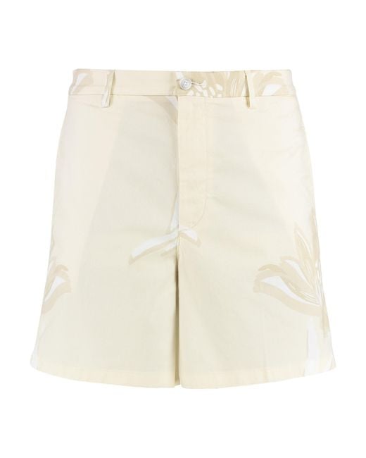 Boss White Boss Printed Bermuda Shorts for men
