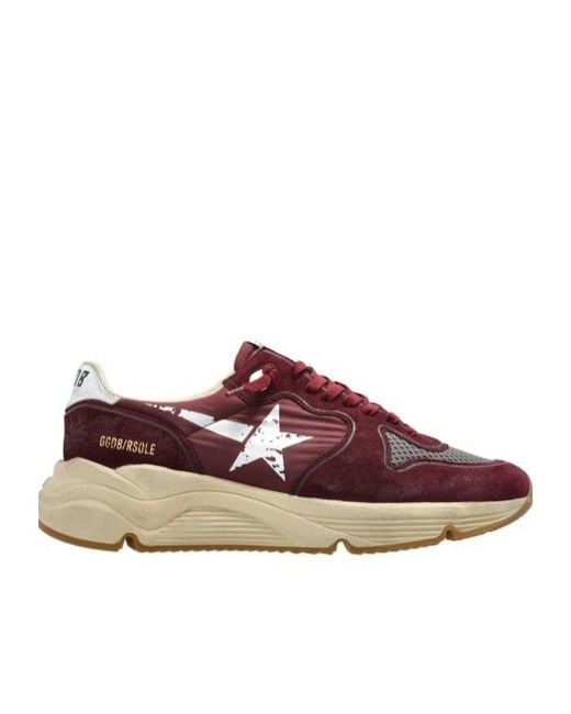 Golden Goose Deluxe Brand Brown Running Sole Lace-Up Sneakers for men