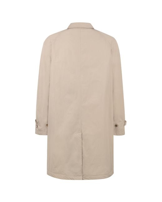 Aspesi Natural Back Slit Collared Jacket for men