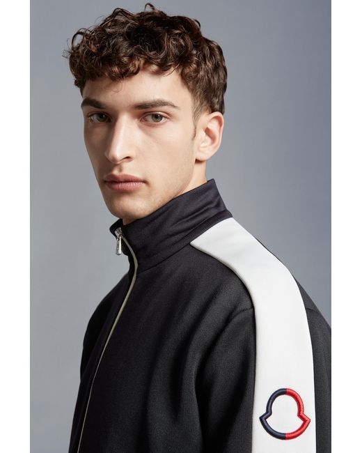 Moncler Blue Triacetate Sweatshirt for men