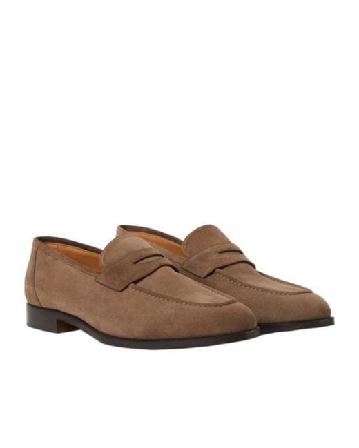 Loro Piana Brown Sergio Loafer for men