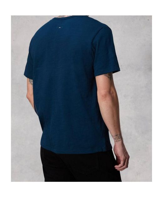 Rag & Bone Blue Short-Sleeved T-Shirt for men