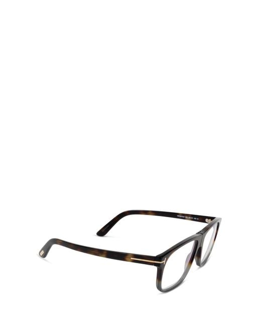 Tom Ford Black Eyewear Pilot-Frame Glasses for men