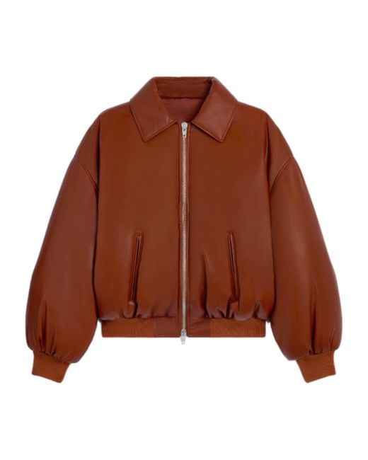 Céline Brown Bomber Jacket