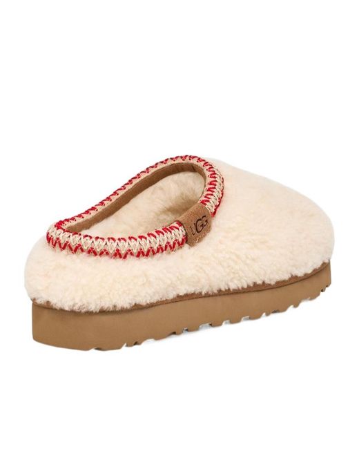 Ugg Pink Tasman Maxi Curly Slippers